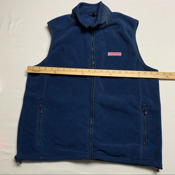 Vineyard Vines, Martha's Vineyard Men’s Full Zip Fleece Vest - Picture 7 of 11